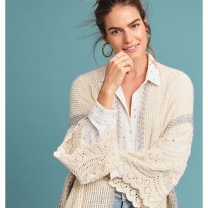 Anthropologie crochet kimono